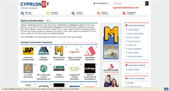 Desktop Screenshot of cyprusconstruction.com